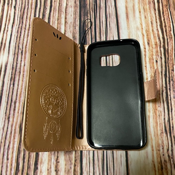 Galaxy S7 rose gold owl phone case - Picture 6 of 11